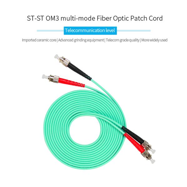 50/125um OM3 10G LSZH Optic Fiber Patch Cord Multimode