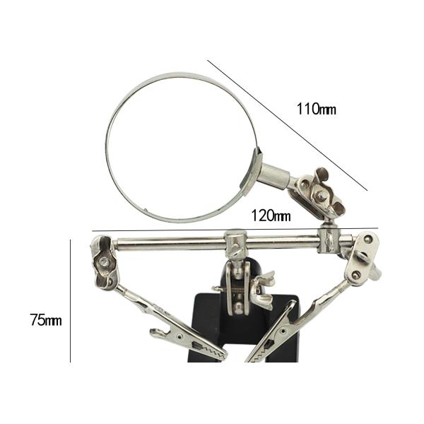 Worktable Welding Magnifier Electric Soldering Iron Shelf Base