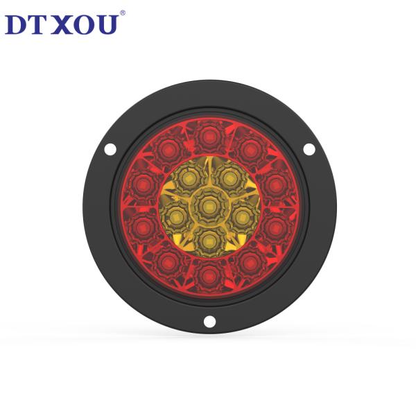 Dot/e-mark Approved 16 PCS Led Amber High Quality Direction Indicator Lamp Side Marker Light Trailer tail lights Lateral Waterpr