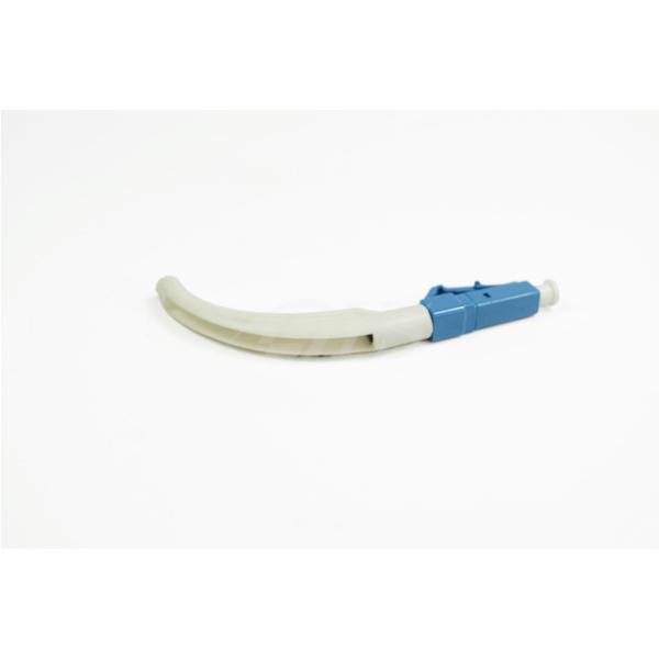 LC Singlemode Optical Fiber Connectors With 90 Degree Boots For Optical Test Equipment