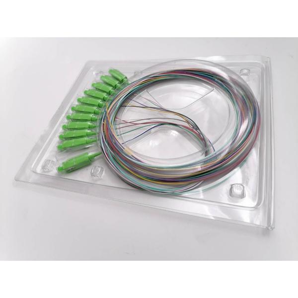 Unjacketed 1m SC/APC Single Mode 0.9mm Fiber Optic Pigtail