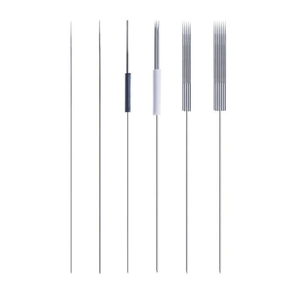 Plastic Permanent Disposable 1R Eyebrow Tattoo Makeup Needles For Tatoo Machine