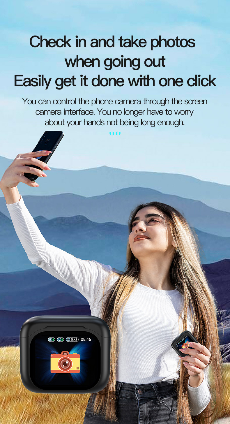 Two Way Smart Translation Earphones Wireless AI Simultaneous Interpretation Headsets