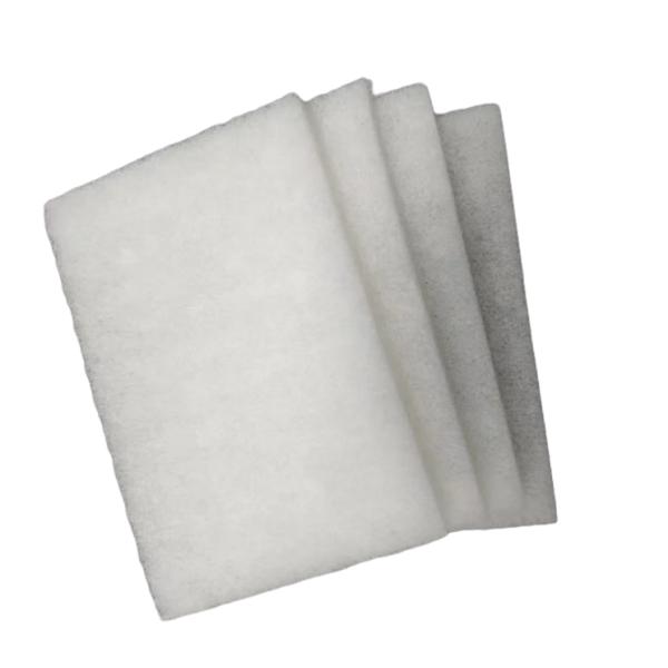 White Nylon Super-Soft Scouring Pad, With Variable GSM, Extremely Soft, Suitable For Scrubbing And Daily Cleaning.