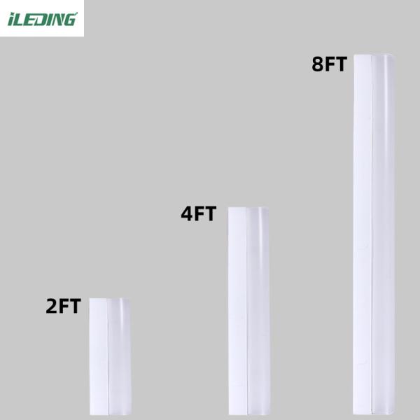 Sensor Control 2FT 4FT 8FT Led Linear Batten Strip Light 35w 46w 65w Shop Light Fixture 120-347V