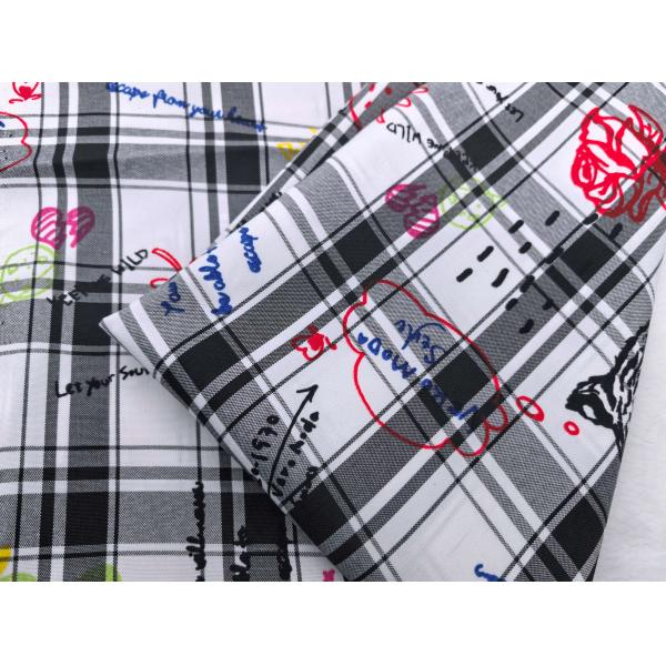 Good Quality Plaid Fabric High-Quality Printing for Statement Spring Apparel