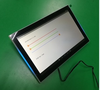 Android 7'' In Wall Mount Tablet PC With NFC Reader LED Light For Home Automation