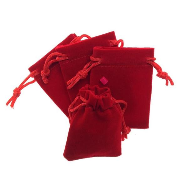 Custom Small Fleece Drawstring Bag For Gift Eco Friendly