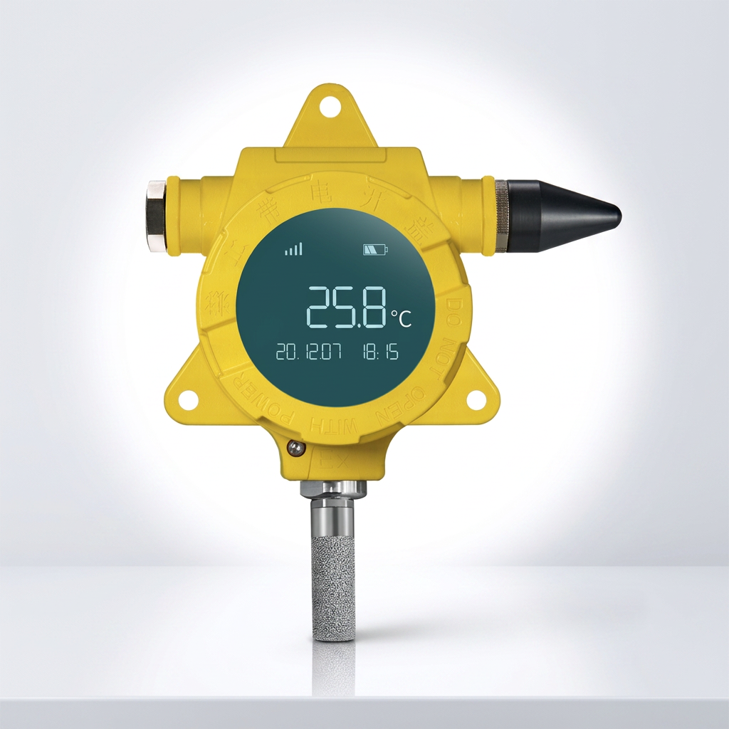 Temperature Humidity Meter Explosion Proof Lora Battery Powered For Warehouse Explosion Area