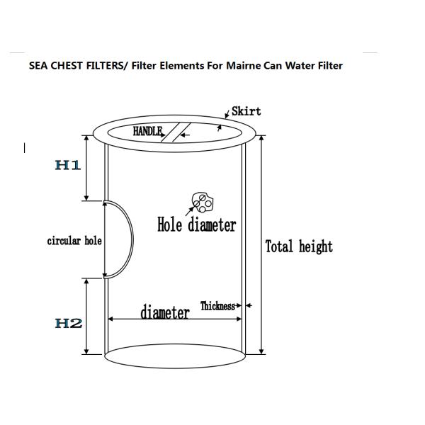 Filter Element for Marine Can Water Filter