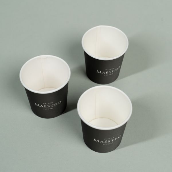 Biodegradable disposable paper cup custom logo single and double-layer coffee paper cup