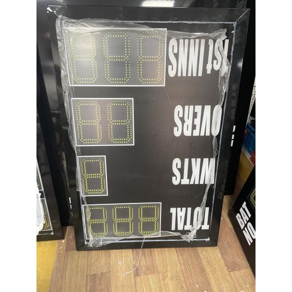 Electronic Led Cricket Scoreboard With Nine 200mm Digits Dc12v Power