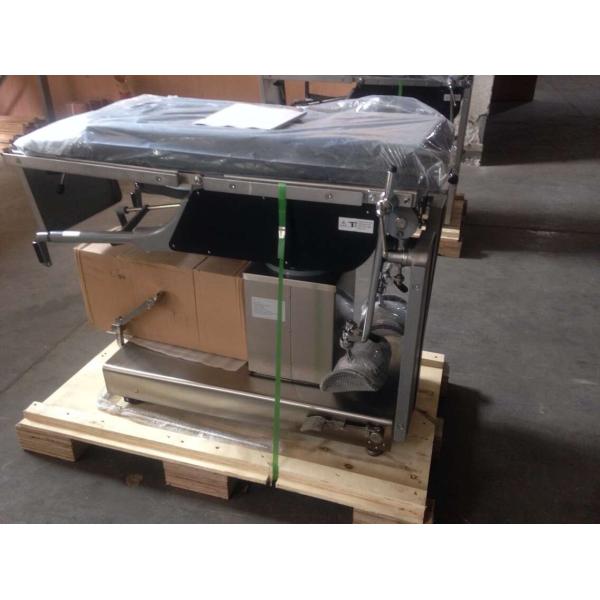 Manual 5 Function 304 Stainless Steel Hydraulic Operation Table With Movable Wheels