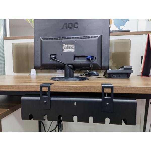 Maximize Productivity Single Tier Bolt Inserting Cable Duct for Under Table Cables