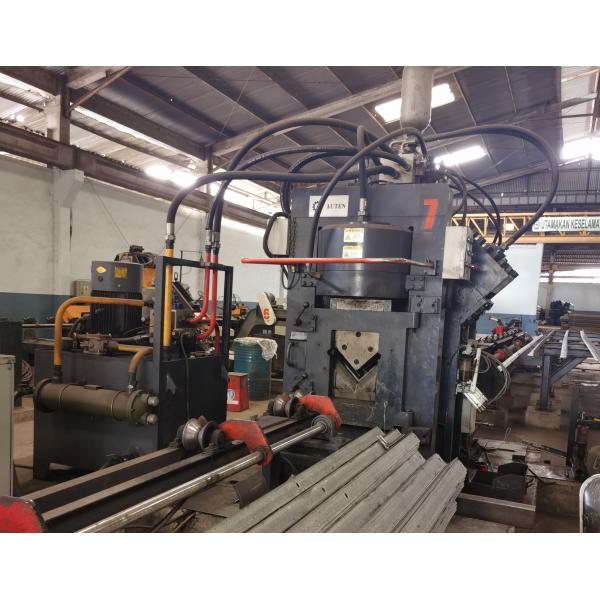 Φ26×12 Max. Punching CNC Angle metal Punching Marking And Shearing Line 3 CNC Axes
