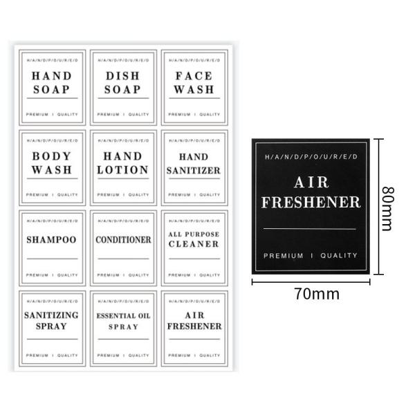 Customizable Seal Sticker for Body Wash Bottle Label