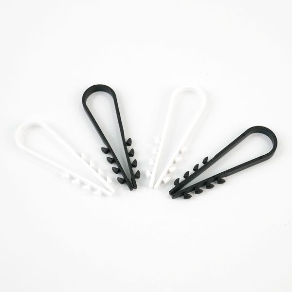 Effective Plastic Cable Clips Nylon Cable Clamp Wire Rope Clip Adjustable Cable Clamp
