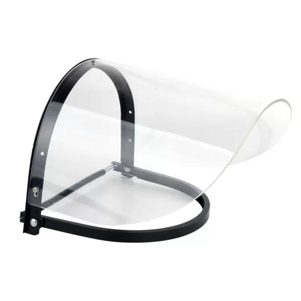 Transparent Protective Face Shield with Full-Face Coverage and High Temperature Resistance for Medical and Laboratory Use