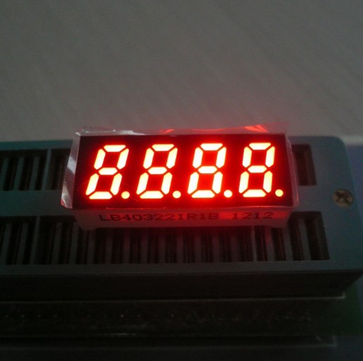 0.32 Inch Green Four Digit 7 Segment Led Display Temperature Humidity Indicator