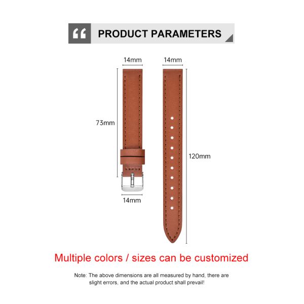 Quick-Release Vintage Leather Watch Strap