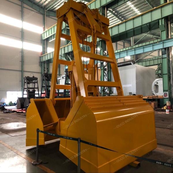 Two Rope Mechanical Q355 Clamshell Grab Bucket Hydraulic
