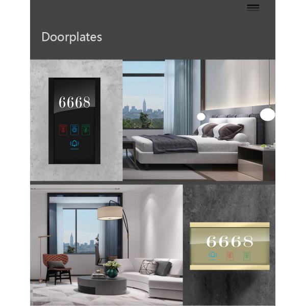 Black / Champagne Outdoor Doorbell Switch DND / MUR Function