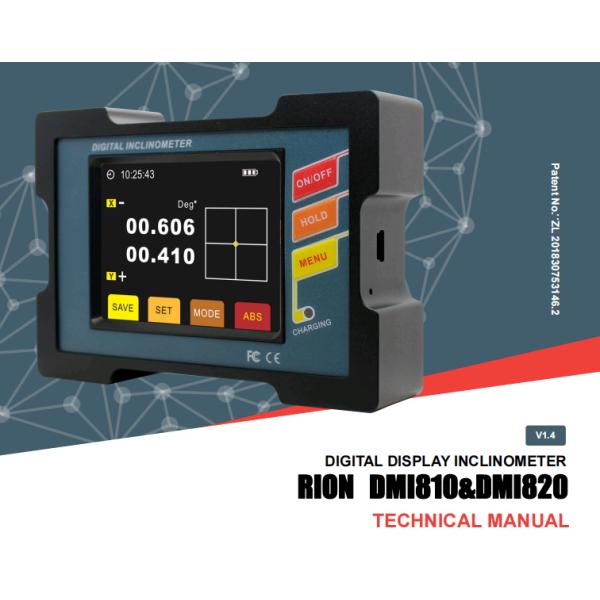 High Accuracy Digital Inclinometer With Touch screen For Production Jig Using
