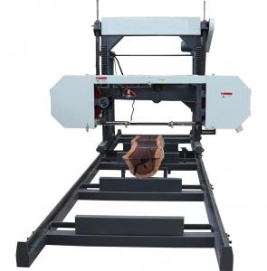 China forestry equipment horizontal wood portable band saw / band saw machine for wood on sale