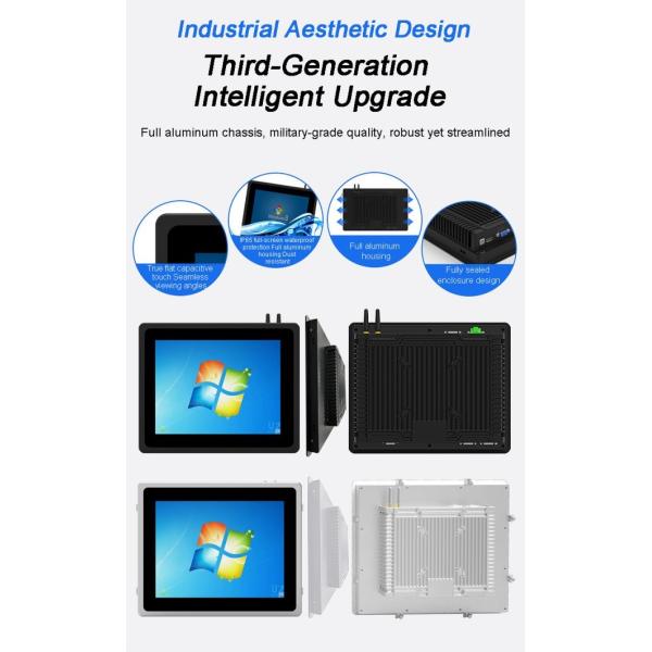 13.3 inch Direct Sale Low Power Consumption Control Computer HDMI Reliability Embedded Industrial-grade Touch Screen Monitor
