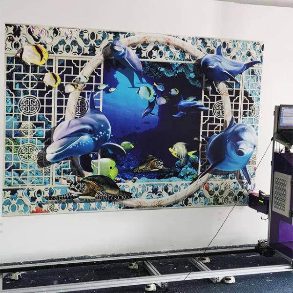 30sqm/H Mobile Pulley Direct To Wall Inkjet Printer
