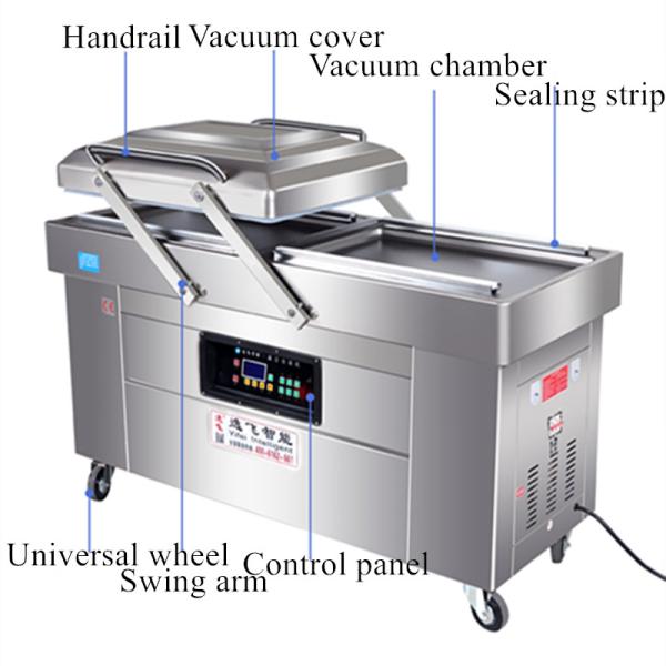 Six Memory Function Double Chamber Vacuum Packing Sealing Machine for Food Packaging