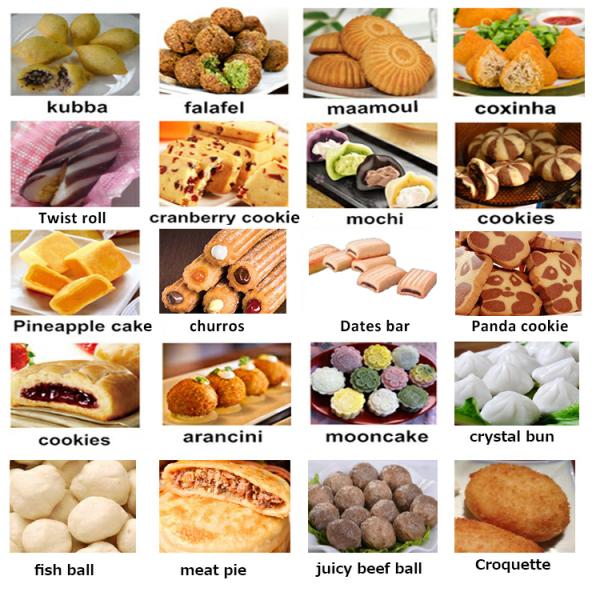 Stuffed Pastry Sweet Cake Making Machine 4800pcs/H