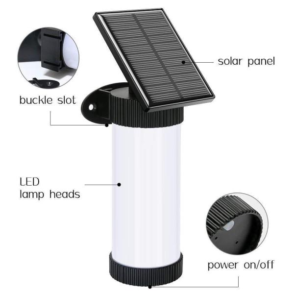 Solar Wall Lights Flickering Flames 102 LED Outdoor Decor Night Light