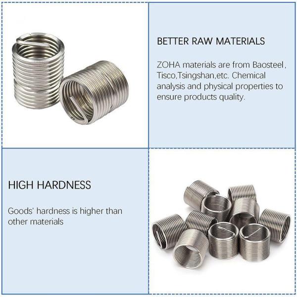 Tanged Screw Tanged Threaded Insert for Quickly Drill Hole Repairing
