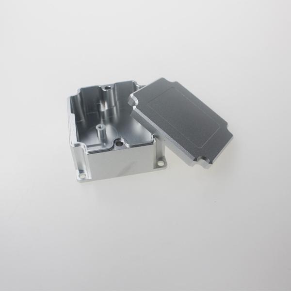 Precision Machining Industrial CNC Electronics Enclosure With Sand Blast Anodizing Silver