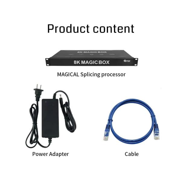 6 Screens Any Angle Splicing 8K60 Video Decoding 30 Layers Overlay Video Wall Controller Special-shaped Splicer