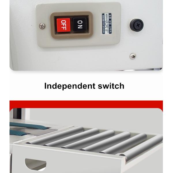 Professional Commercial Carton Box Sealer with Adjustable Height and Caster Movement