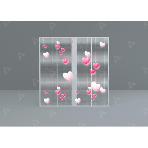 P7.81 Video Transparent LED Display Screen /Glass Curtain Wall Advertising Media