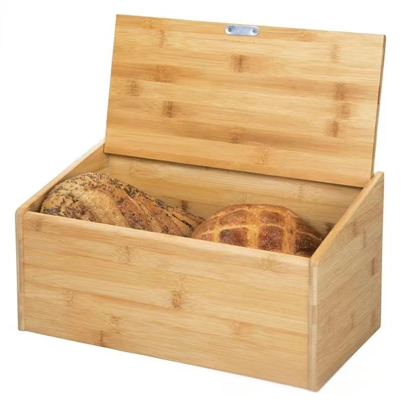 Clamshell Kitchen Supplies Storage Box Wooden Rectangle Storage Box Solid Wood Household Living Room Sundry Storage Box