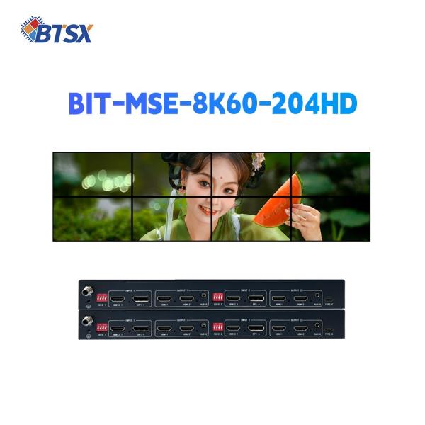 8K60 Multi-Display Adapter for Engineering Workstations 4 Port 4K60 HDMI Output Multi-Screen Expander Ultra HD 8K Multi-Monitor Splitter and Expander