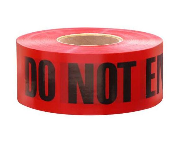 Buy Red Danger Do Not Enter Tape,Quarantine Tape 3” x 1000’Safety Barrier Hazard Warning Barricade Tape Non-Adhesive for at wholesale prices