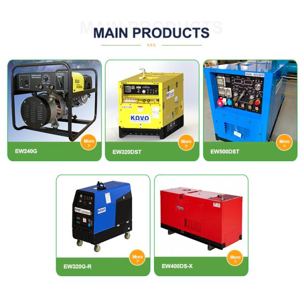 Portable Welding Machine Generator EW320G R Multifunctional and Dependable Design