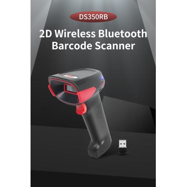 LUCKYDOOR 1D 2D Code Reader Wireless2.4G+ BT Barcode Scanner for Supermarket Payment NEW STOCK