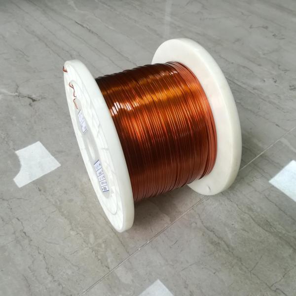 0.16 X 0.82mm Self Bonding Wire Rectangular Enamelled Copper Wire For Wireless Transformer