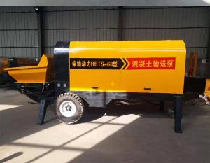 Quality HBTS60 60M3/H Concrete Delivery Pump XDEM 60 Cubic Meters Drag Pump 7200 Kg for sale