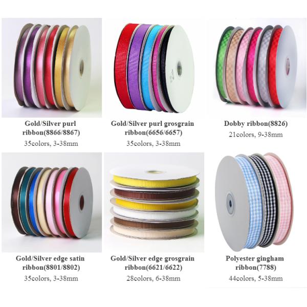 Double Face Style Solid Pink Polyester Organza Ribbon Roll for Efficiency