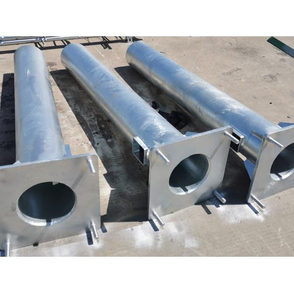 42m Q345 High Mast Flood Light Pole Galvanized Steel Street Lamp Football Stadium