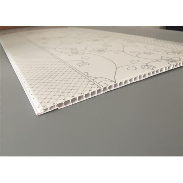Flower Design Plastic Ceiling Sheets , Waterproof Ceiling Panels Pvc 30cm×7mm