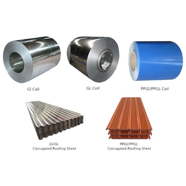 Prepainted Gi Steel Coil Ppgi Ppgl Color Coated Galvanized Corrugated Metal Roofing Sheet In Coil