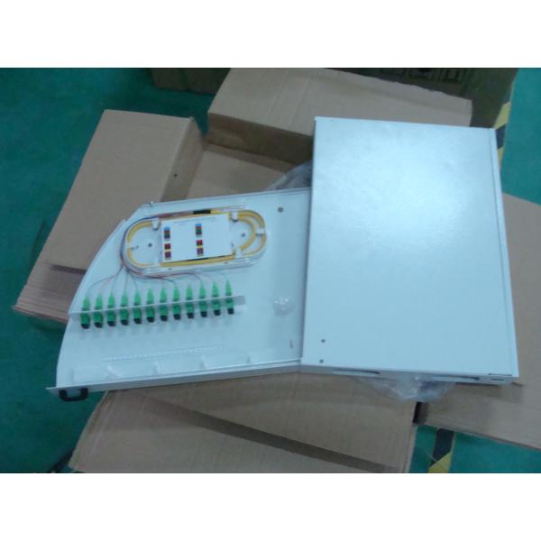 Rotary Fiber Optic 24 Port SC APC Rack Mount Patch Panels